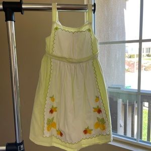 Janie and Jack Apron dress 2T EUC